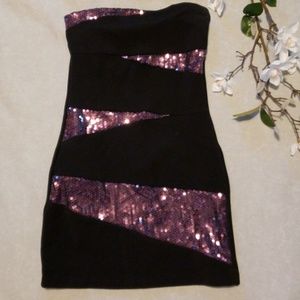 Sequin tube dress